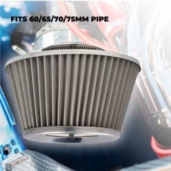 Ripspeed Universal Filter - Stainless Steel 7 Ripspeed Universal Filter - Stainless Steel -Motorcycle Equipment 109250b