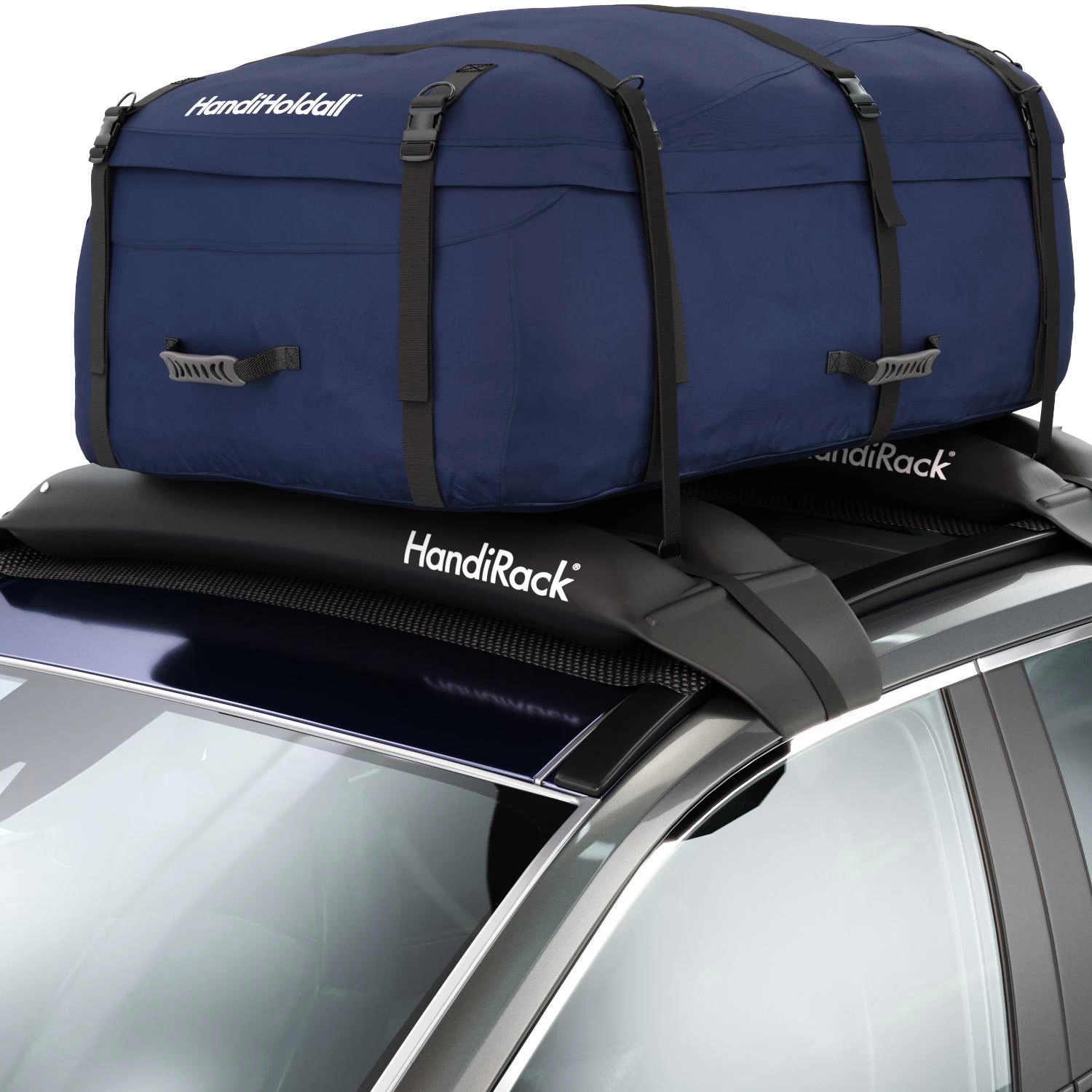 HandiWorld HandiHoldall 330L Roof Box - Blue 6 HandiWorld HandiHoldall 330L Roof Box - Blue - Image 4