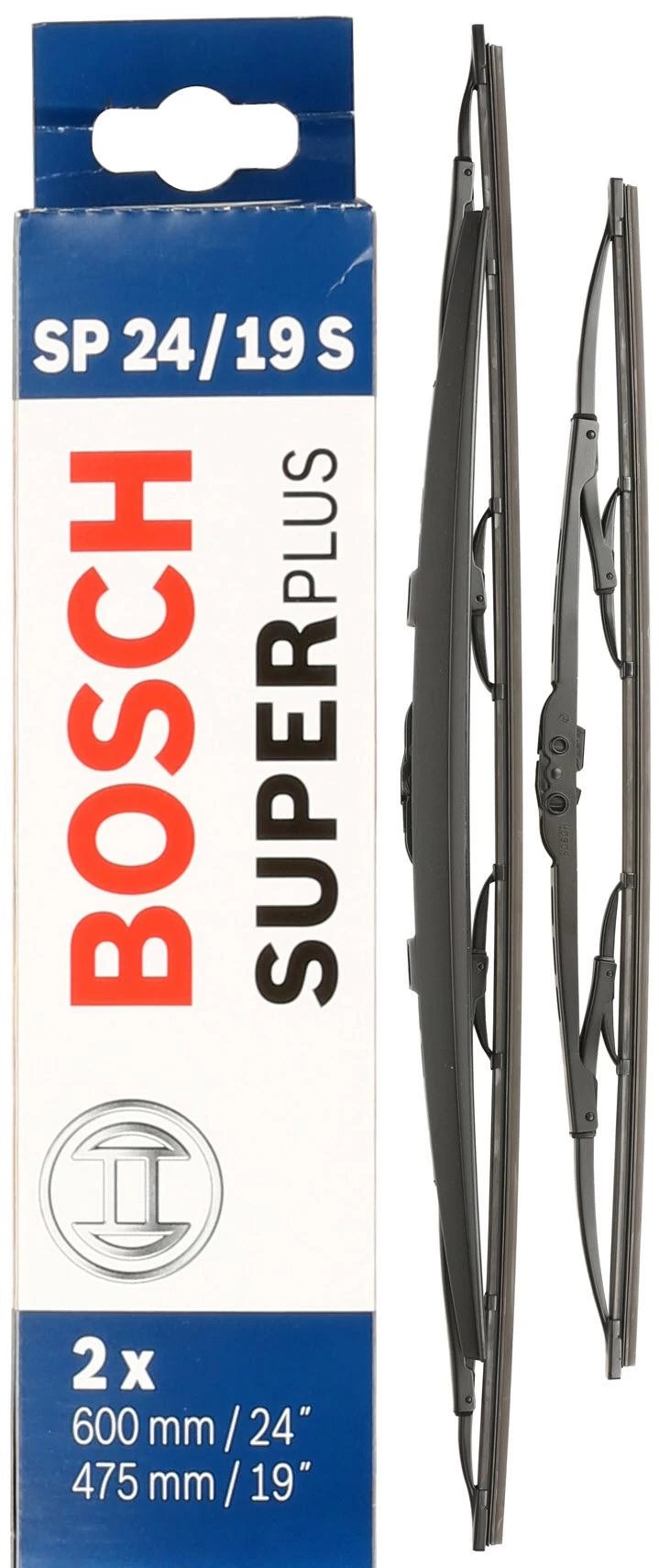 Bosch SP24/19S Wiper Blades - Front Pair 3 Bosch SP24/19S Wiper Blades - Front Pair