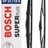 Bosch SP21/18S Wiper Blades - Front Pair -Motorcycle Equipment 163876