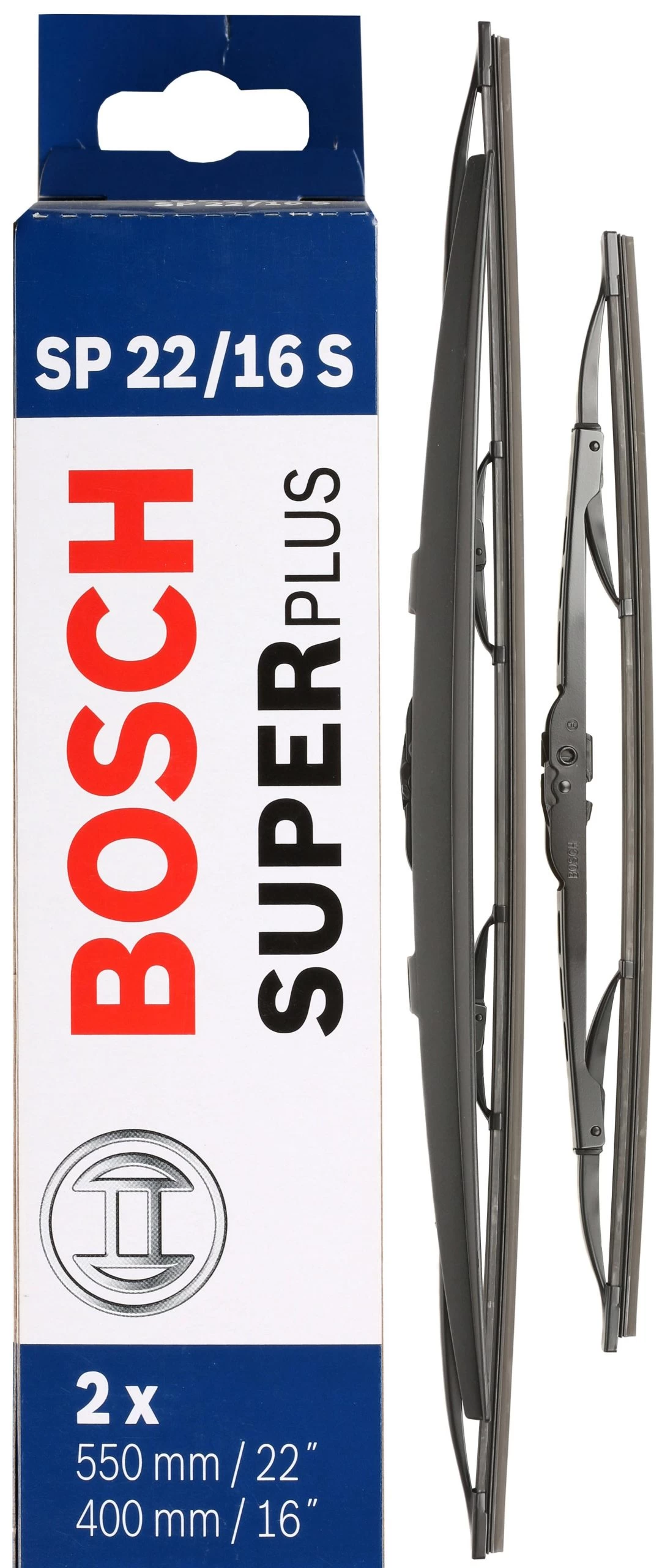 Bosch SP22/16S Wiper Blades - Front Pair 3 Bosch SP22/16S Wiper Blades - Front Pair