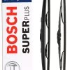 Bosch SP24/18S Wiper Blades - Front Pair -Motorcycle Equipment 163918