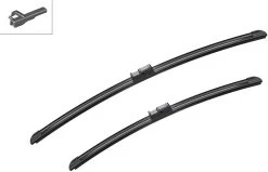 Bosch A932S Wiper Blades - Front Pair -Motorcycle Equipment 163959b