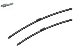 Bosch A120S Wiper Blades - Front Pair -Motorcycle Equipment 168827b