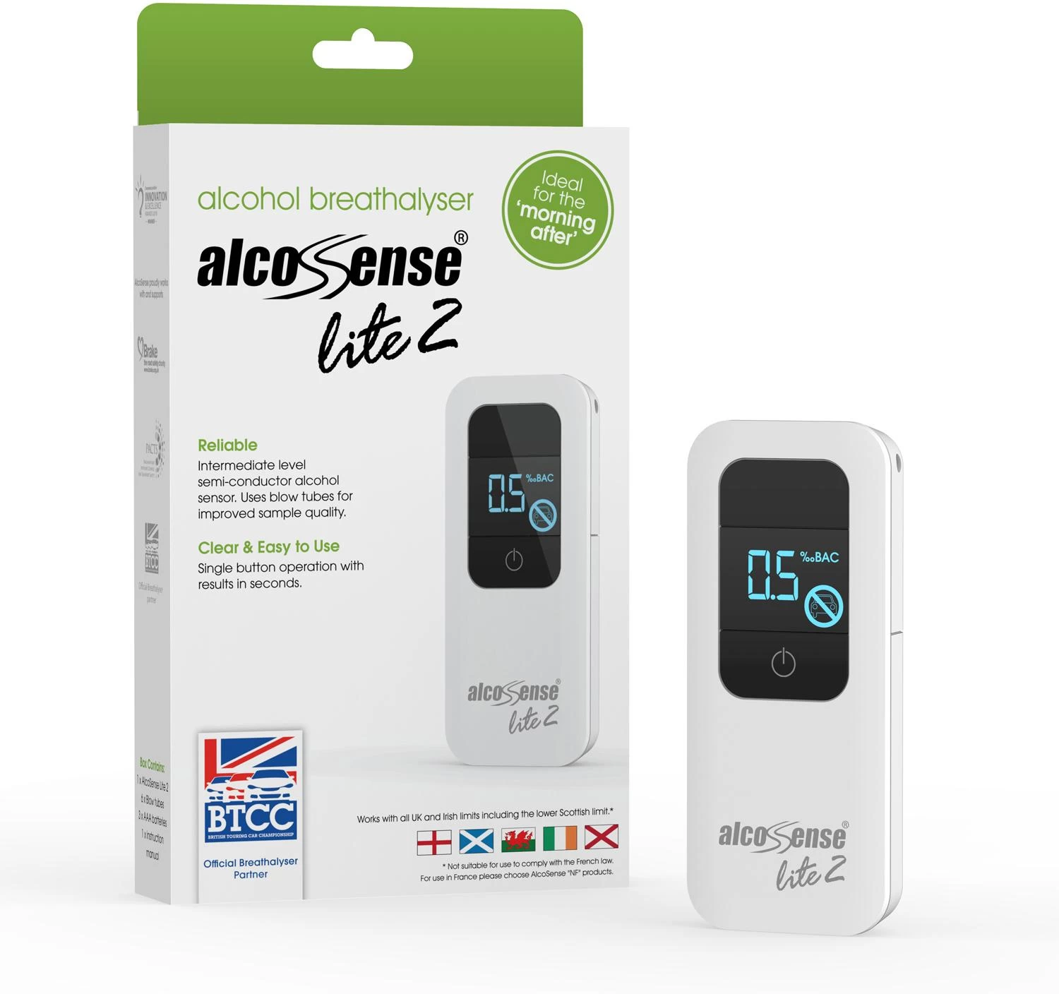 AlcoSense Lite 2 Alcohol Breathalyser 4 AlcoSense Lite 2 Alcohol Breathalyser - Image 2