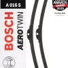 Bosch A016S Wiper Blades - Front Pair 2 Bosch A016S Wiper Blades - Front Pair -Motorcycle Equipment 225206