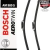 Bosch AM980S Wiper Blades - Front Pair 2 Bosch AM980S Wiper Blades - Front Pair -Motorcycle Equipment 238217