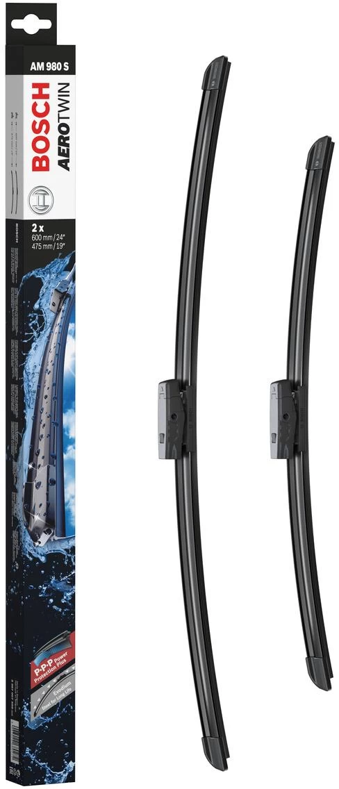 Bosch AM980S Wiper Blades - Front Pair 4 Bosch AM980S Wiper Blades - Front Pair - Image 2