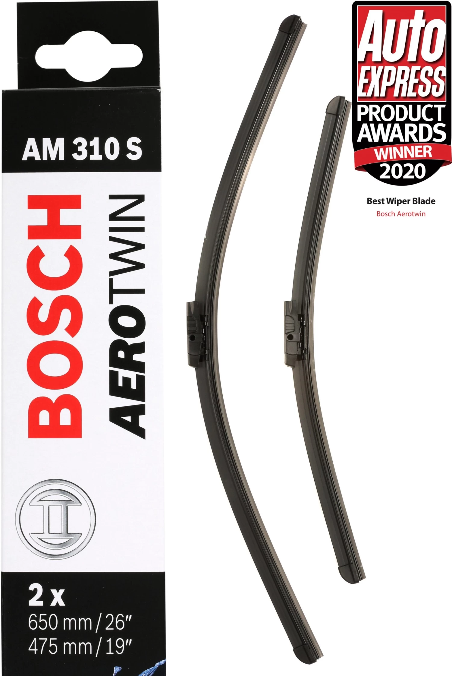 Bosch AM310S Wiper Blades - Front Pair 3 Bosch AM310S Wiper Blades - Front Pair