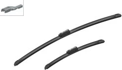 Bosch A300S Wiper Blades - Front Pair -Motorcycle Equipment 260122b