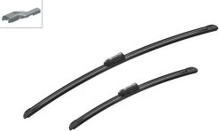Bosch A721S Wiper Blades - Front Pair 8 Bosch A721S Wiper Blades - Front Pair -Motorcycle Equipment 261245b
