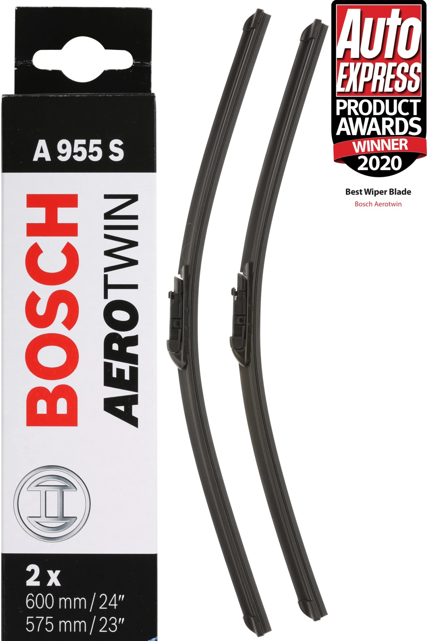 Bosch A955S Wiper Blade - Front Pair 3 Bosch A955S Wiper Blade - Front Pair