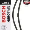 Bosch A855S Wiper Blade - Front Pair -Motorcycle Equipment 262607