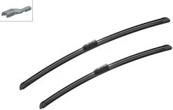 Bosch A855S Wiper Blade - Front Pair -Motorcycle Equipment 262607b