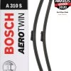 Bosch A310S Wiper Blade - Front Pair -Motorcycle Equipment 262615