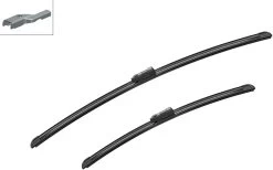 Bosch A310S Wiper Blade - Front Pair -Motorcycle Equipment 262615b