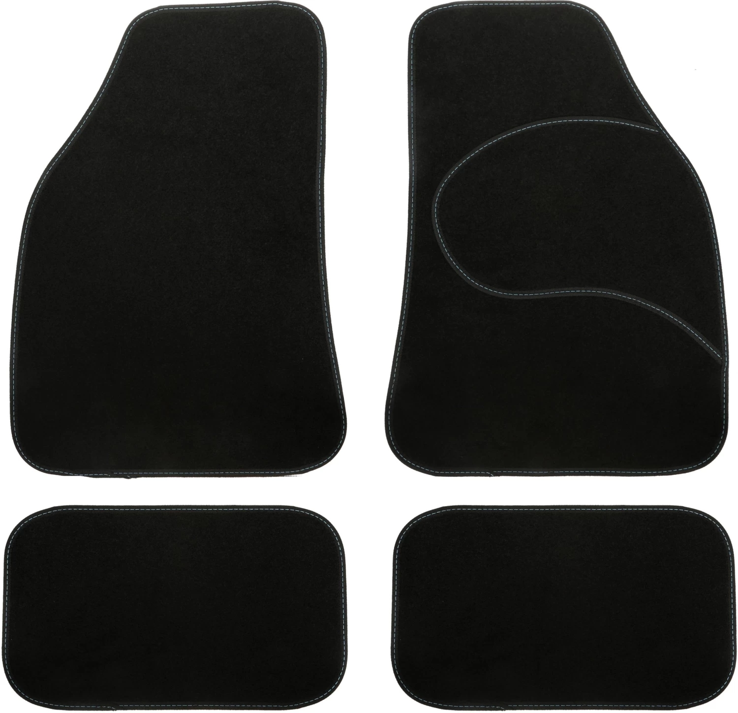 Halfords Carpet Car Mats Blue Trim 3 Halfords Carpet Car Mats Blue Trim