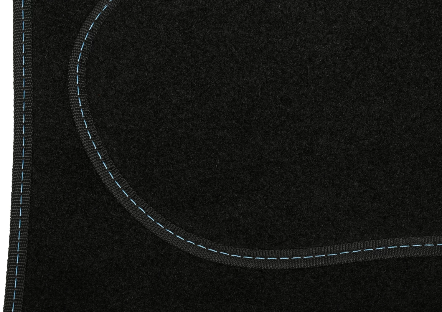 Halfords Carpet Car Mats Blue Trim 4 Halfords Carpet Car Mats Blue Trim - Image 2