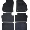 Halfords Advanced Fully Tailored Black Car Mats For Vauxhall Zafira 2006-14 When 7 Seats Set Up