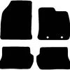 Halfords Ford Fiesta Mk6 - Set Of 4 Standard Car Mats 2 Clips (EE0261)