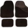 Halfords Carpet & Rubber Mat 4 Piece Set -Motorcycle Equipment 337390