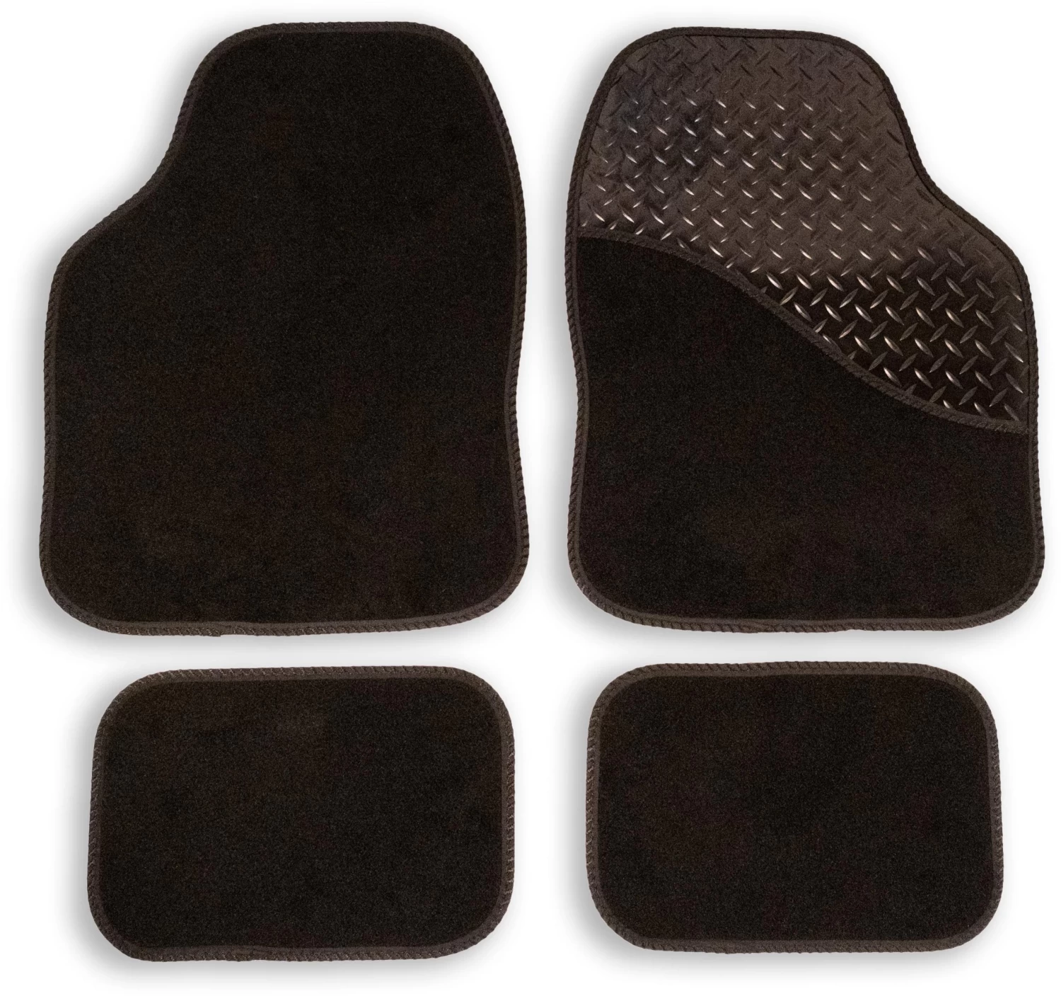 Halfords Carpet & Rubber Mat 4 Piece Set 3 Halfords Carpet & Rubber Mat 4 Piece Set