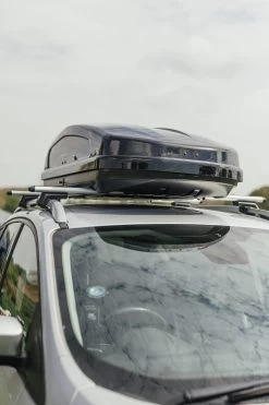 Halfords Advanced 580L Roof Box - Black -Motorcycle Equipment 338382j