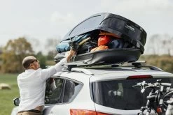 Halfords Advanced 580L Roof Box - Black -Motorcycle Equipment 338382k