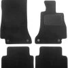 Halfords Mercedes C Class- Luxury Car Mats 4 Clips (WW4021) -Motorcycle Equipment 339766
