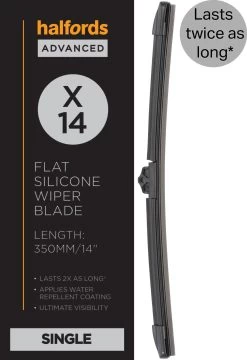 Halfords Advanced Silicone Wiper Blade X14"