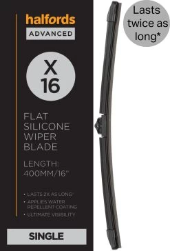 Halfords Advanced Silicone Wiper Blade X16"