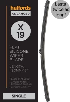 Halfords Advanced Silicone Wiper Blade X19"
