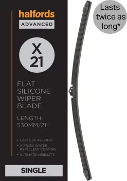 Halfords Advanced Silicone Wiper Blade X21"
