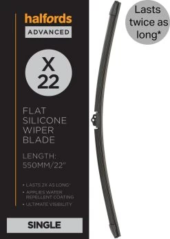 Halfords Advanced Silicone Wiper Blade X22"