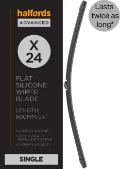 Halfords Advanced Silicone Wiper Blade X24"