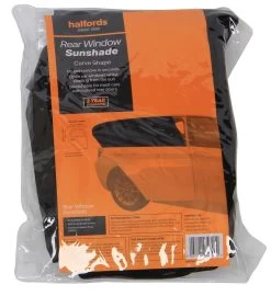 Halfords Rear Window Sunshade - Curve Shape -Motorcycle Equipment 343014b