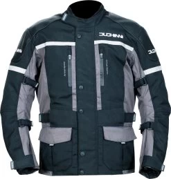 Duchinni Journey Motorcycle Jacket - Black/ Gunmetal