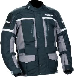 Duchinni Journey Motorcycle Jacket - Black/ Gunmetal -Motorcycle Equipment 348822b