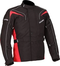 Duchinni Hurrican Motorcycle Jacket - Black And Red -Motorcycle Equipment 350190b
