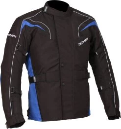Duchinni Hurricane Motorcycle Jacket - Black And Blue -Motorcycle Equipment 351238b