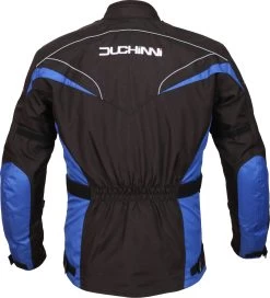 Duchinni Hurricane Motorcycle Jacket - Black And Blue -Motorcycle Equipment 351238c