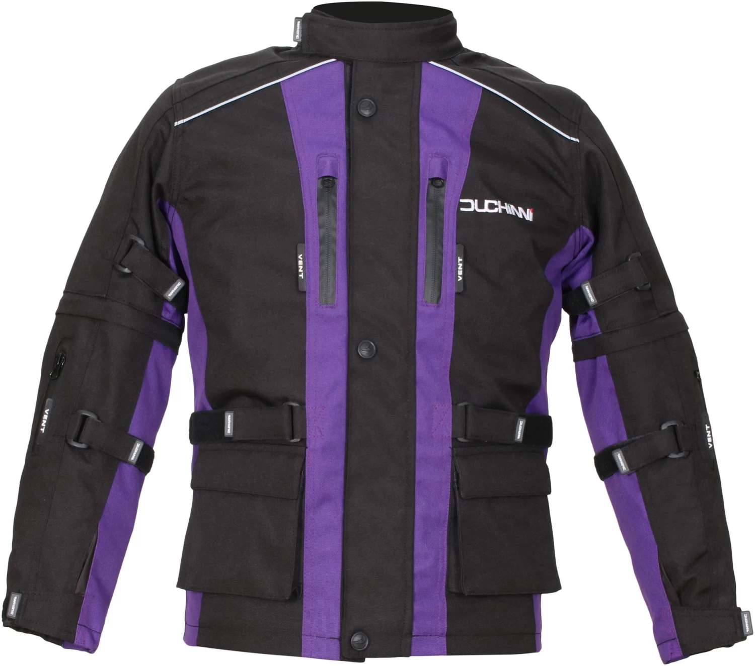 Duchinni Jago Youth Motorcycle Jacket - Black And Purple 3 Duchinni Jago Youth Motorcycle Jacket - Black And Purple