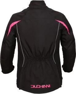 Duchinni Vienna Ladies Motorcycle Jacket - Black And Pink -Motorcycle Equipment 354278c