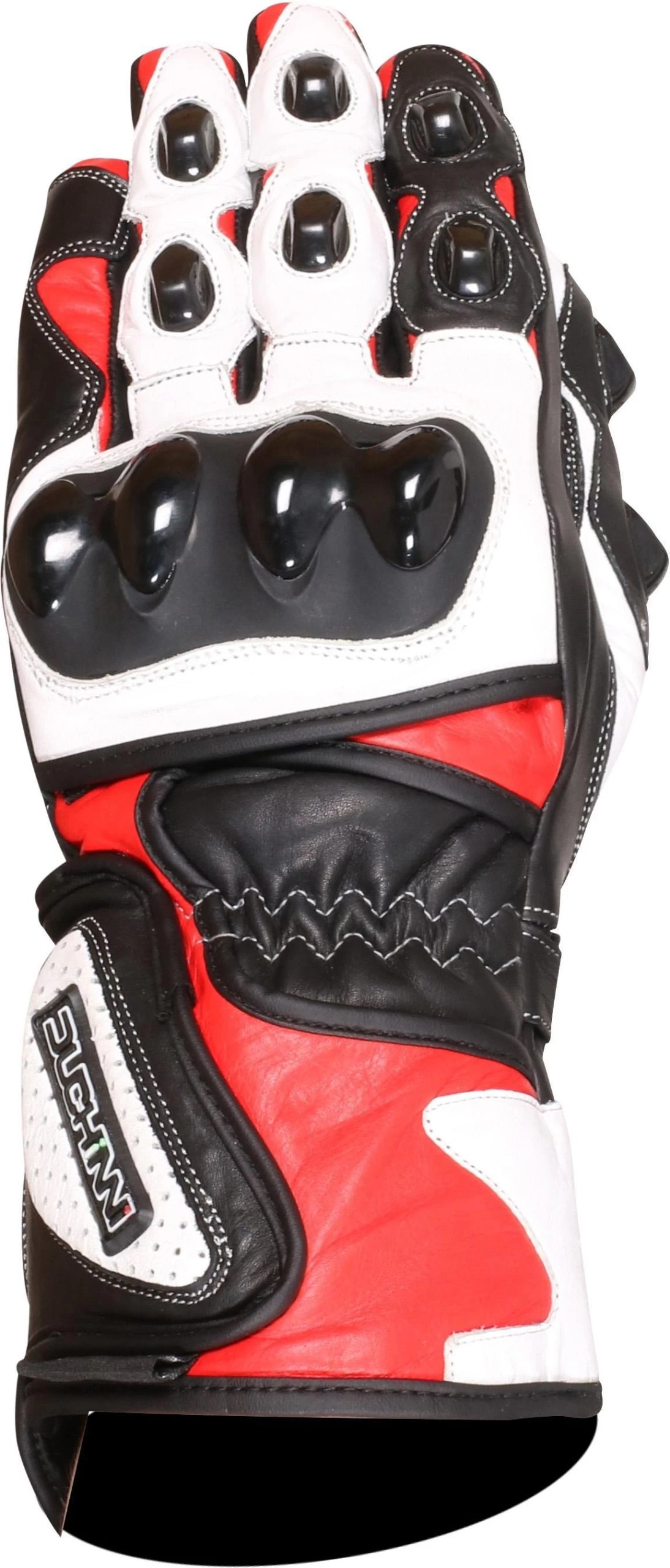Duchinni DR1 Motorcycle Gloves - Black And Red 3 Duchinni DR1 Motorcycle Gloves - Black And Red