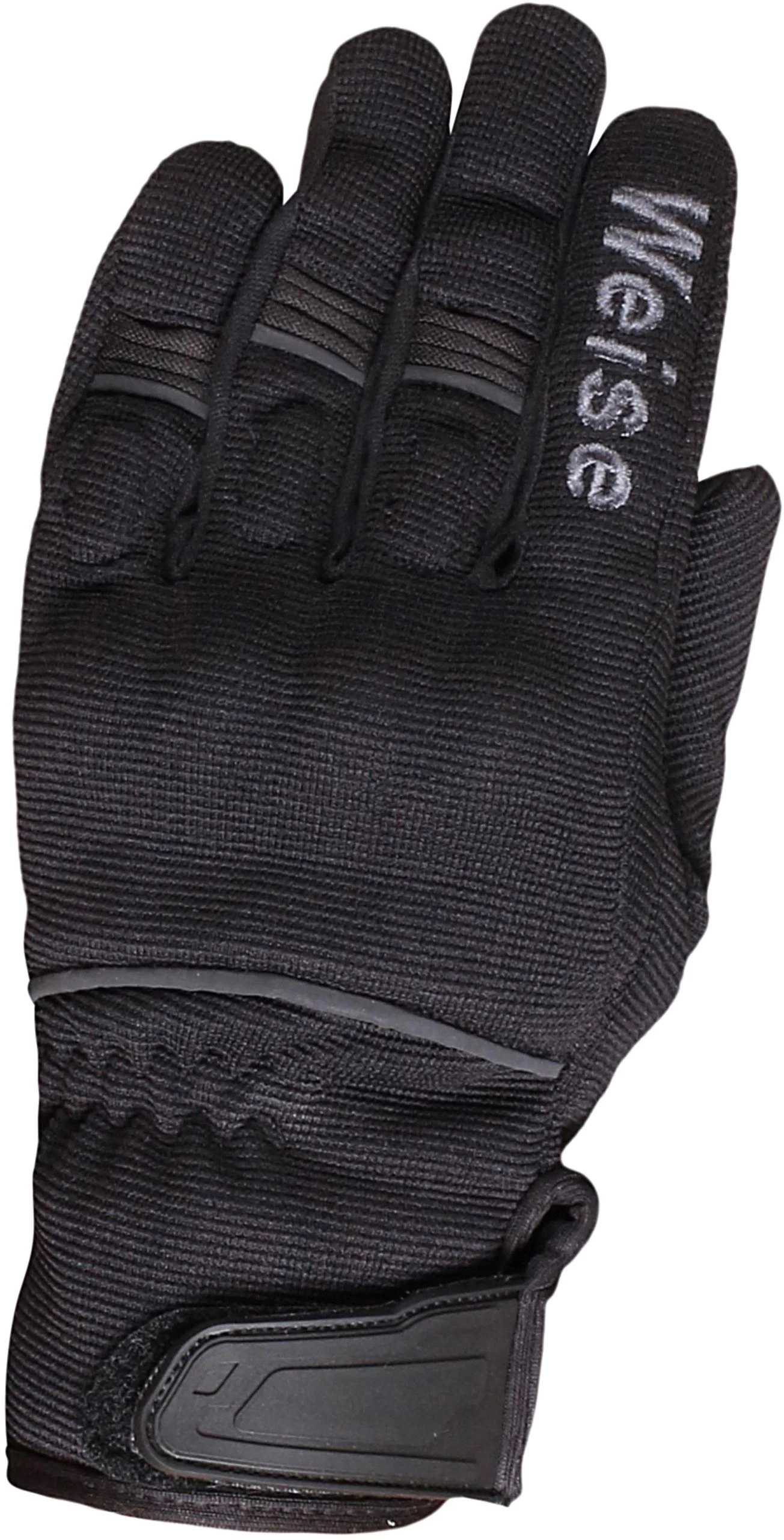 Weise Motorcycle Pit Gloves - Black/Gunmetal 3 Weise Motorcycle Pit Gloves - Black/Gunmetal