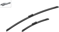 Bosch A354S Aerotwin Flat Wiper Blade Set - Front Pair 8 Bosch A354S Aerotwin Flat Wiper Blade Set - Front Pair -Motorcycle Equipment 376334b