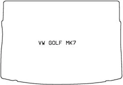 Halfords VW Golf Mk7 Hatch - Rubber Boot Mat No Clip (WW4370) 7 Halfords VW Golf Mk7 Hatch - Rubber Boot Mat No Clip (WW4370) -Motorcycle Equipment 424478b