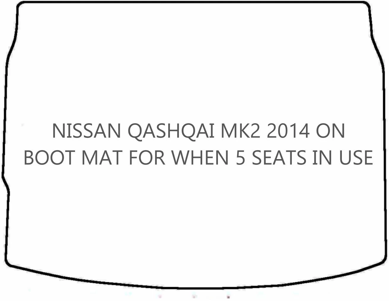 Halfords Nissan Qashqai Mk2 - Luxury Carpet Boot Mat No Clips (WW6046) 5 Halfords Nissan Qashqai Mk2 - Luxury Carpet Boot Mat No Clips (WW6046) - Image 3