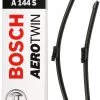 Bosch A144S Wiper Blades - Front Pair -Motorcycle Equipment 449556