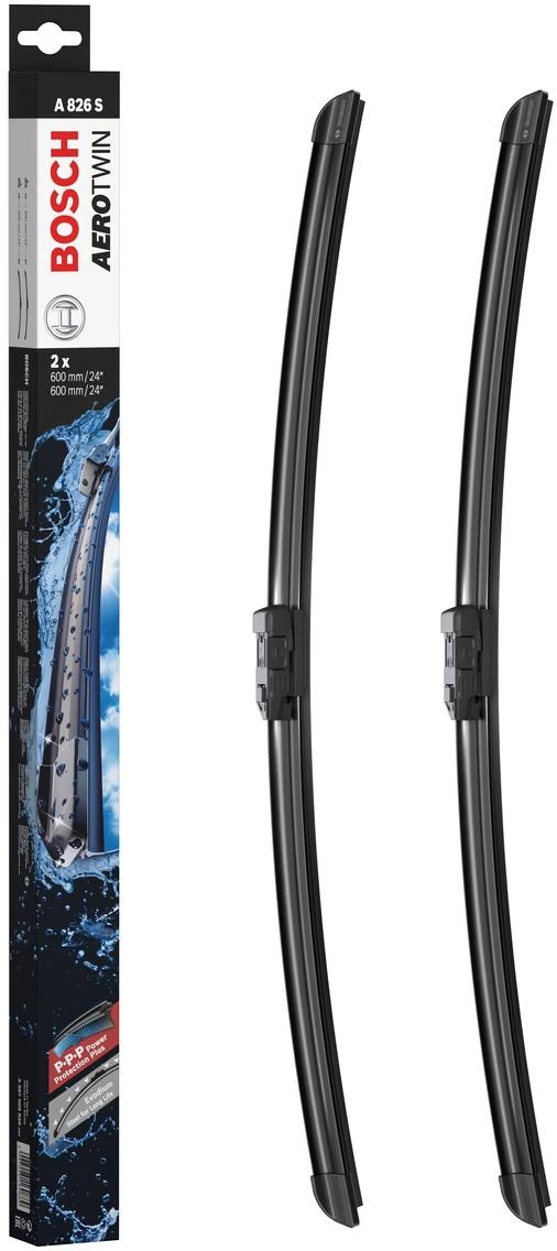 Bosch A826S Wiper Blades - Front Pair 4 Bosch A826S Wiper Blades - Front Pair - Image 2